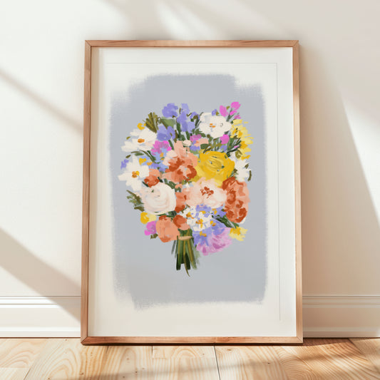 Flower Bouquet 4 Art Print