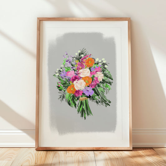 Flower Bouquet 5 Art Print