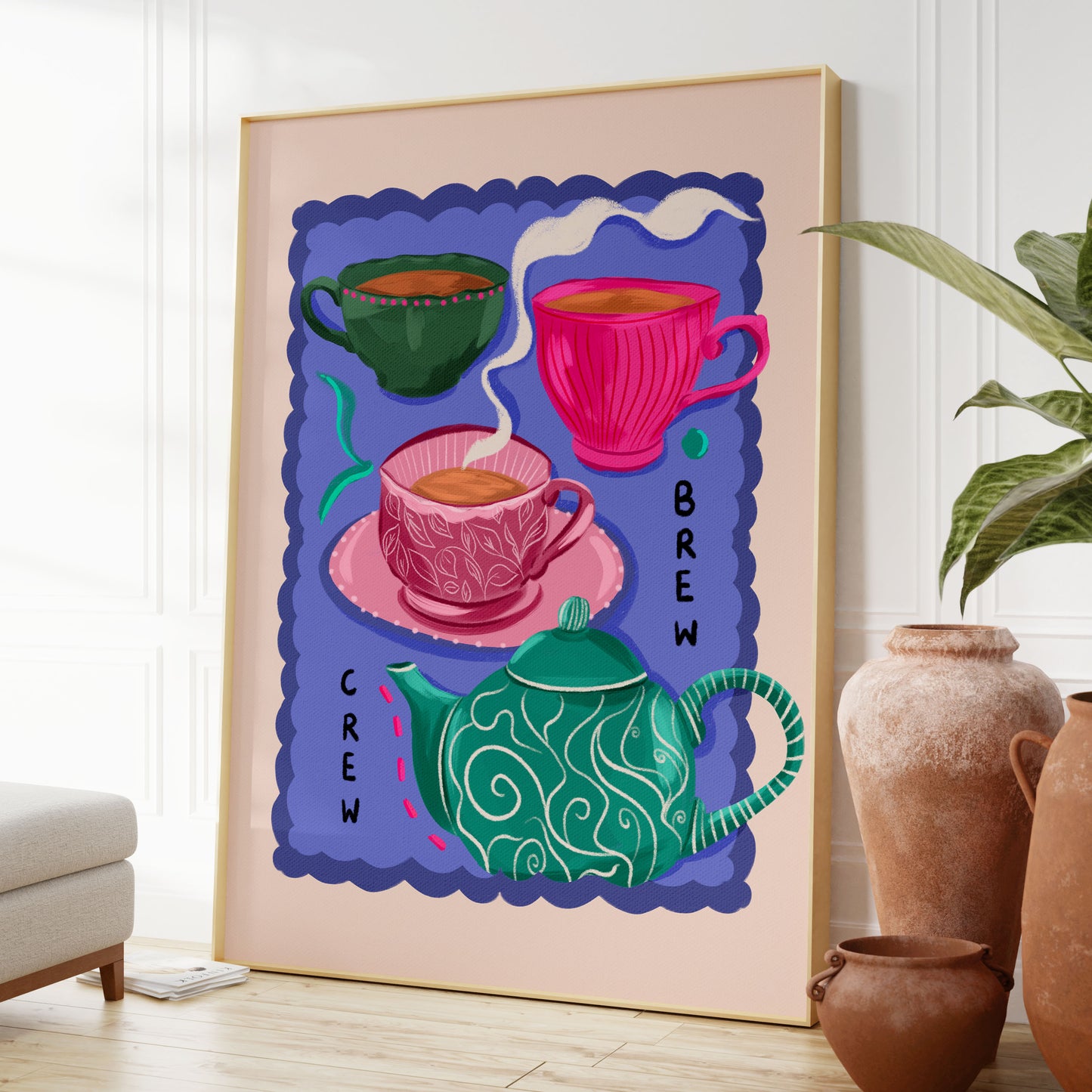 Brew Crew / Kitchen Art Print