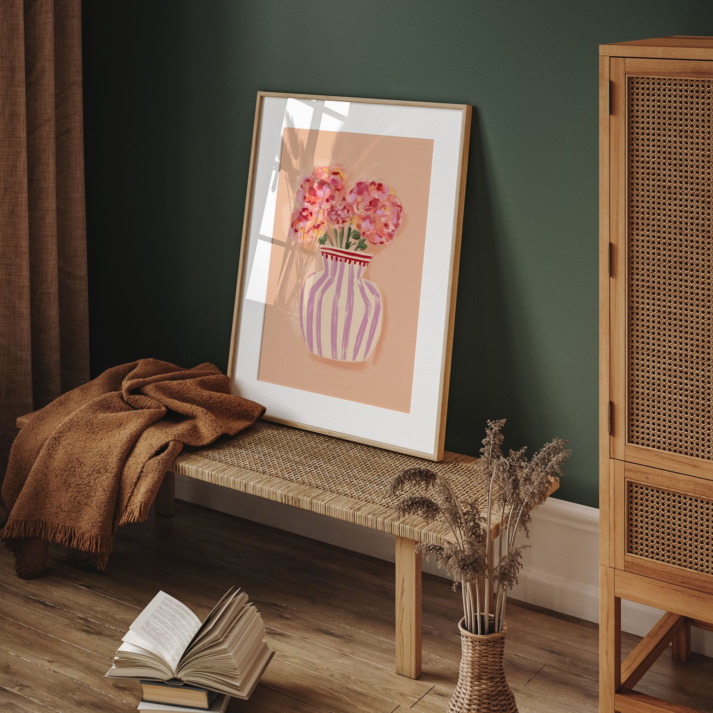 Flower Vase 3 / Floral Art Print