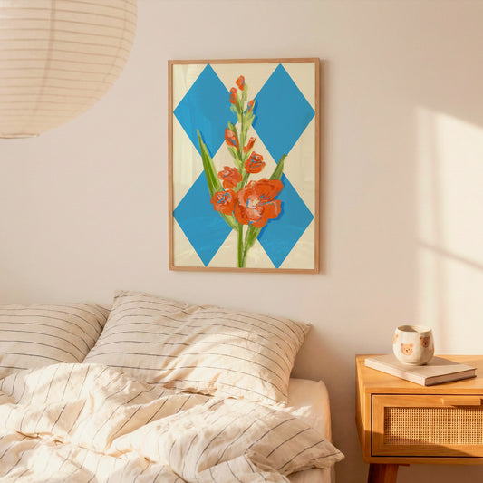 NEW August Birth Flower / Floral Art Print