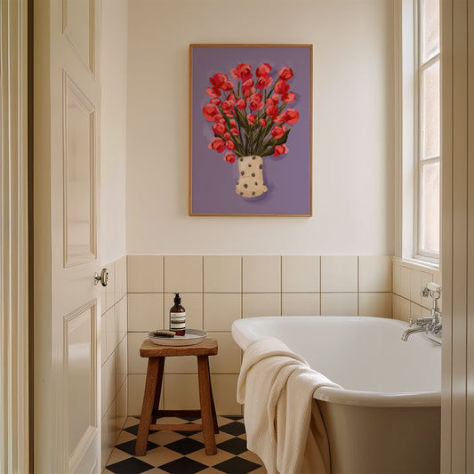 Flower Vase 2 / Floral Art Print