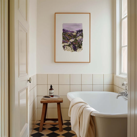 Romantic nature print for cottage-style homes