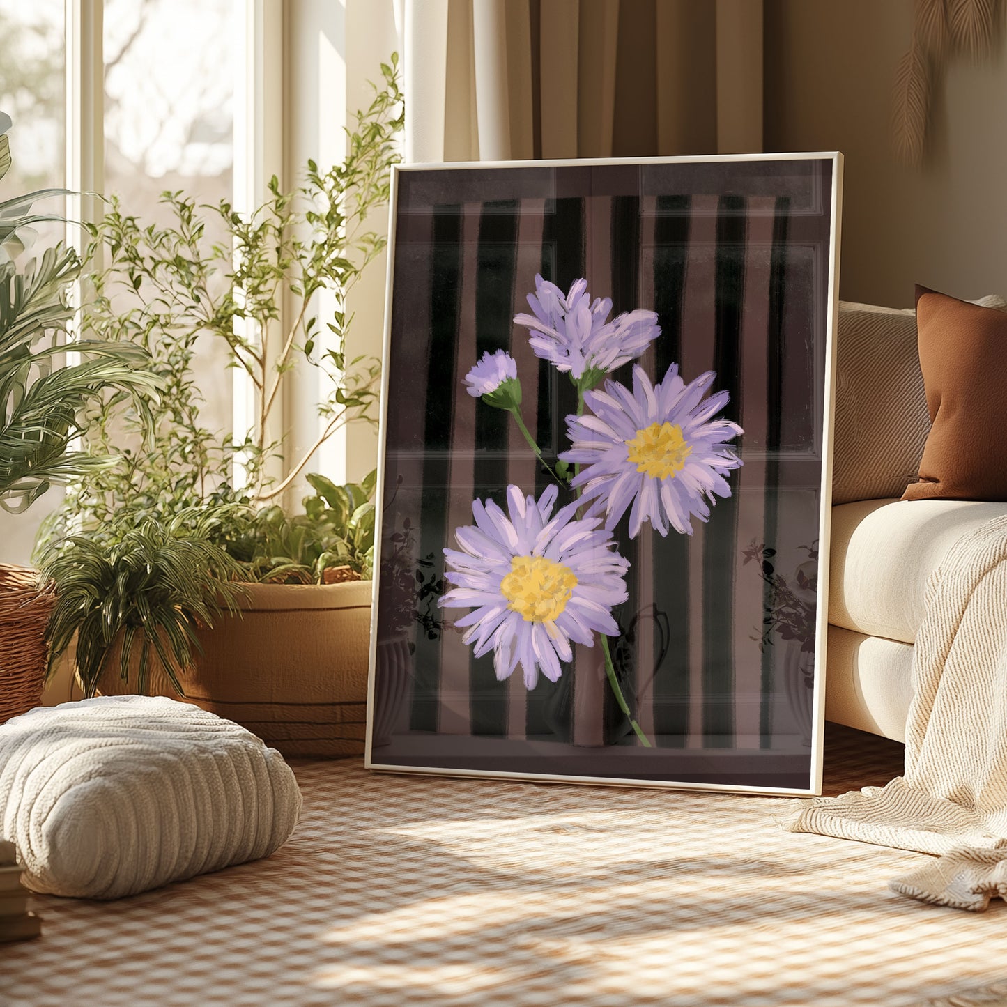 September Birth Flower / Floral Art Print