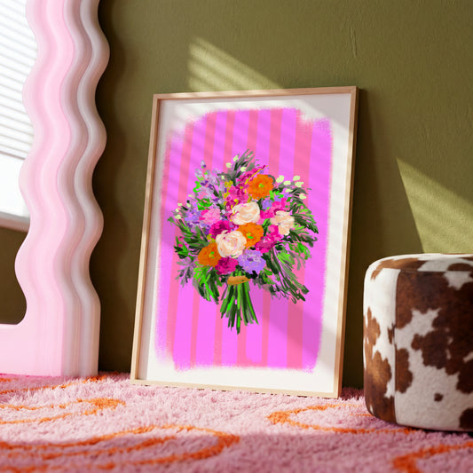 Flower Bouquet 5 / Floral Art Print