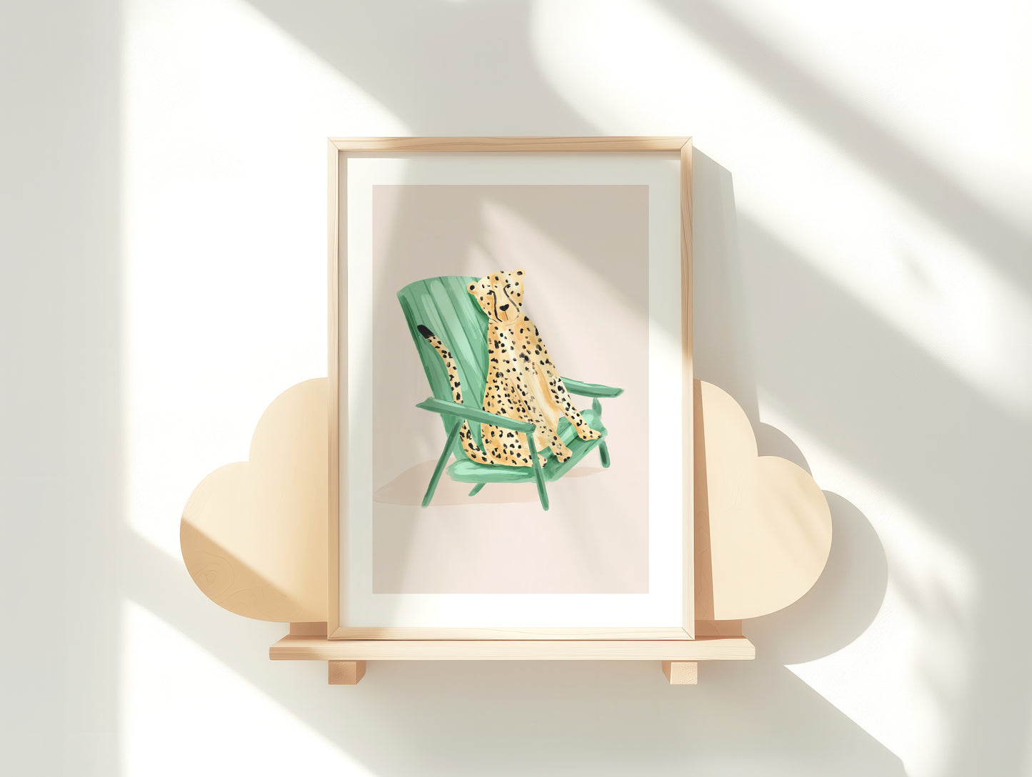 Cheetah / Kids Art Print