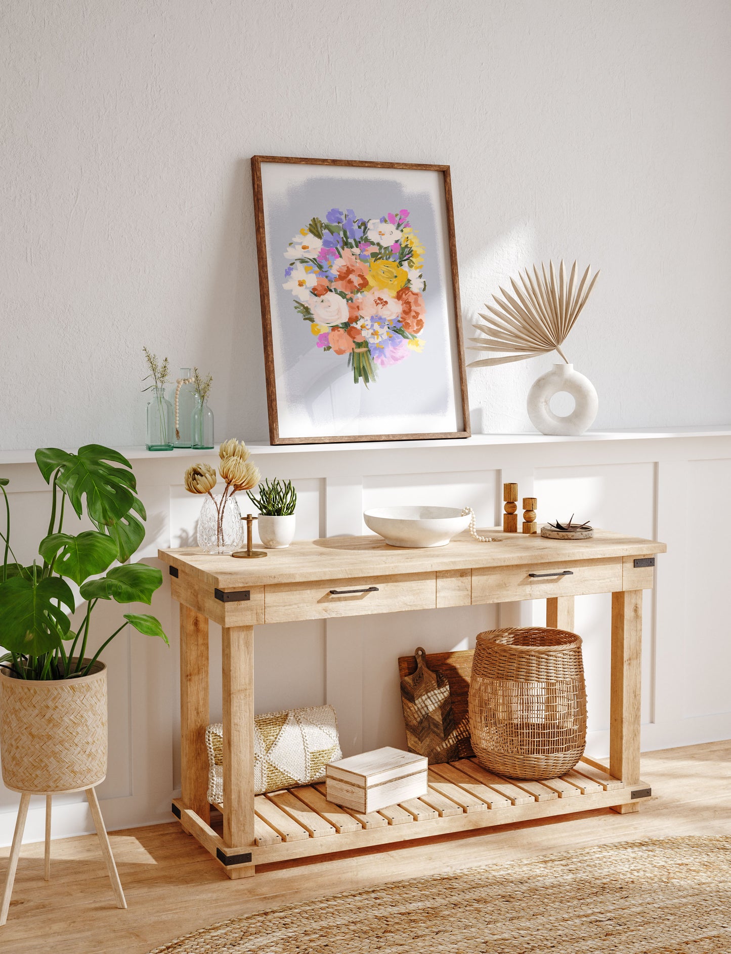 Flower Bouquet 4 / Floral Art Print