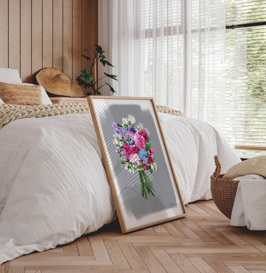 Flower Bouquet 1 / Floral Art Print