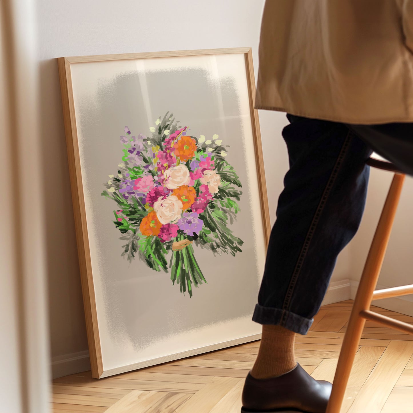 Flower Bouquet 5 / Floral Art Print