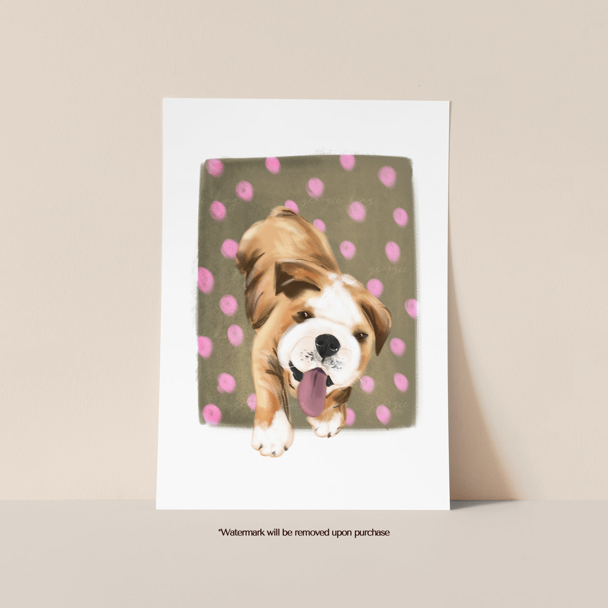 Bulldog Print
