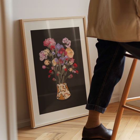 Flower Vase 1 / Floral Art Print