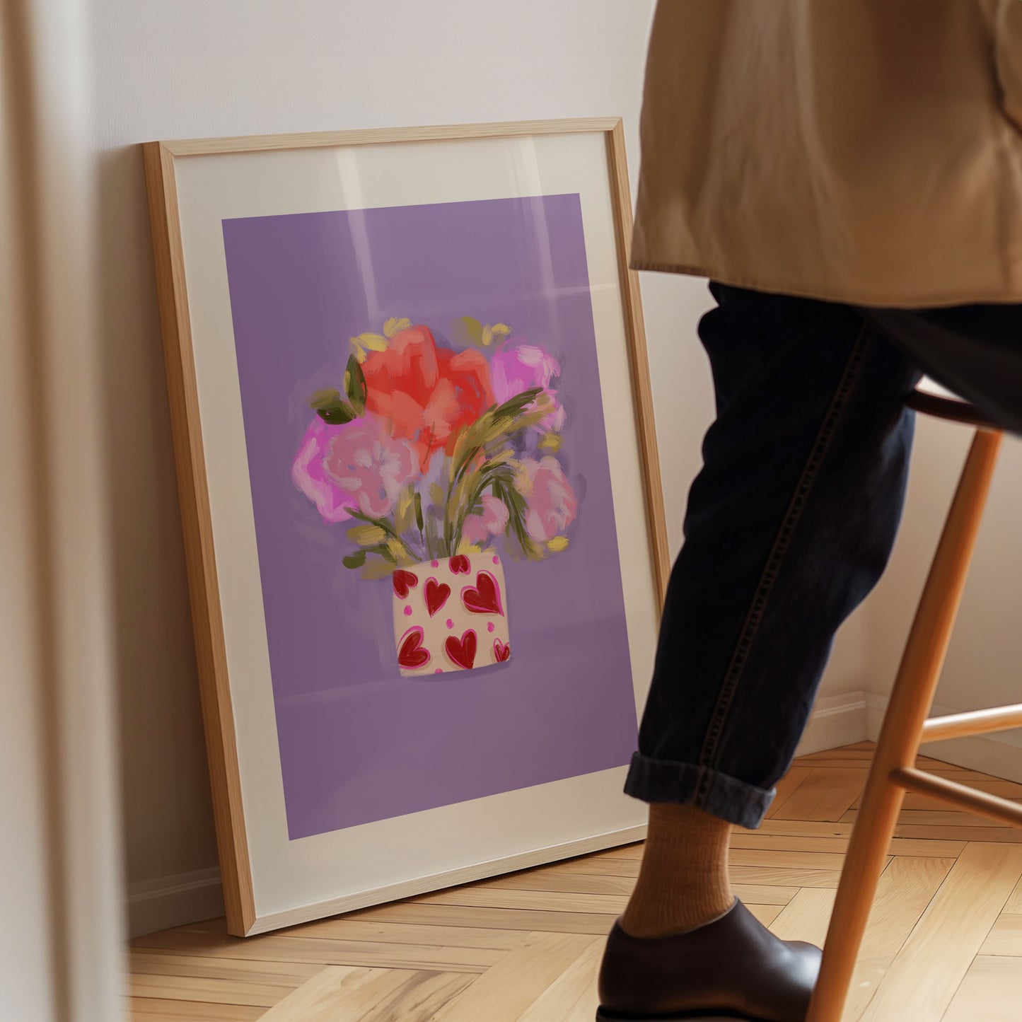 Flower Vase 5 / Floral Art Print