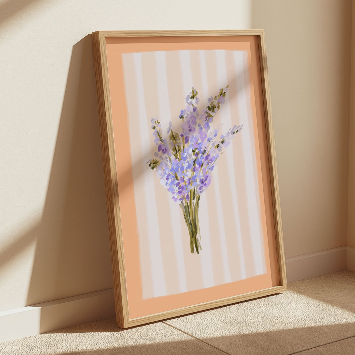 July Birth Flower / Floral Art Print