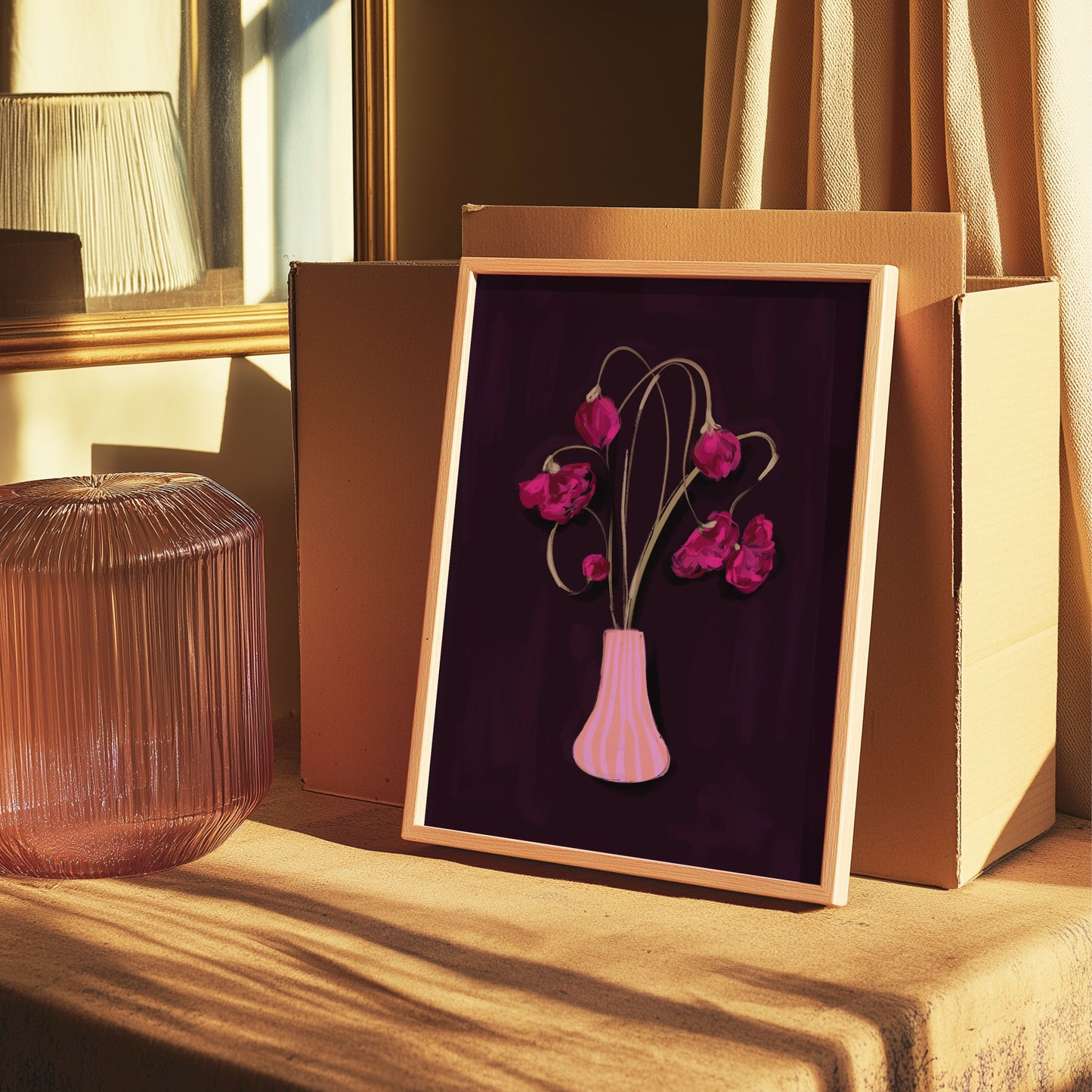Flower Vase 6 / Floral Art Print