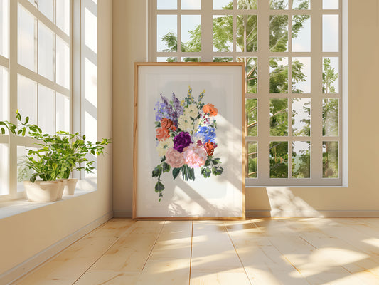 Flower Bouquet 2 / Floral Art Print