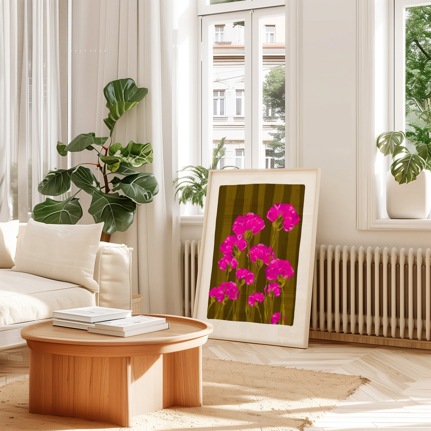 January Birth Flower / Floral Art Print