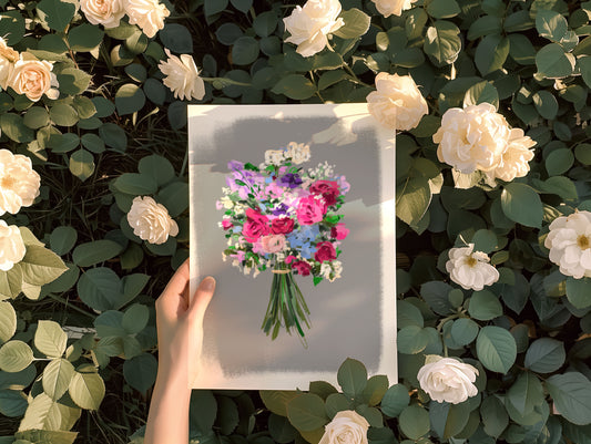 Flower Bouquet 1 Art Print