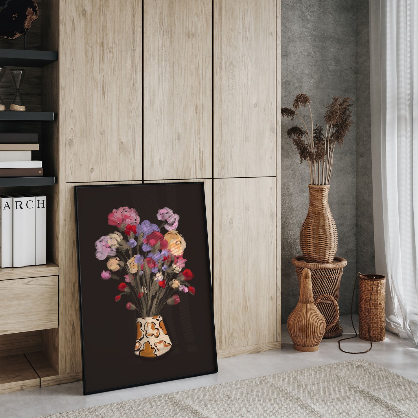 Flower Vase 1 / Floral Art Print