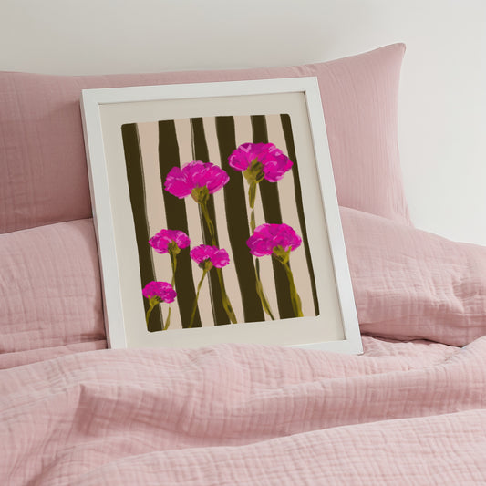 January Birth Flower / Floral Art Print