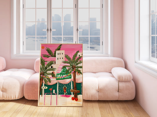 Ibiza Mashup / Travel Art Print