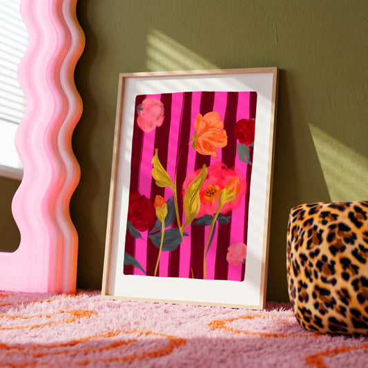 June Birth Flower / Floral Art Print