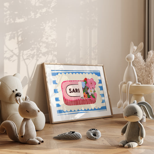 Sardine Tin / Kids Art Print