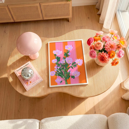 NEW September Birth Flower / Floral Art Print