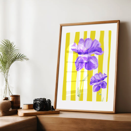 February Birth Flower / Floral Art Print