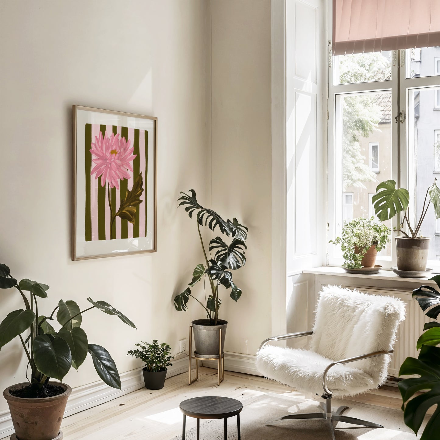 November Birth Flower / Floral Art Print