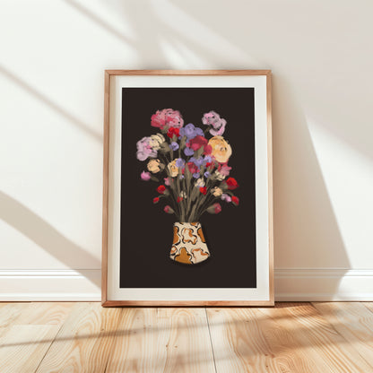 Flower Vase 1 / Floral Art Print