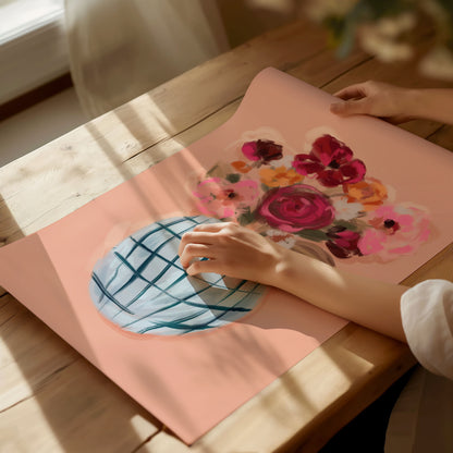 Flower Vase 4 / Floral Art Print