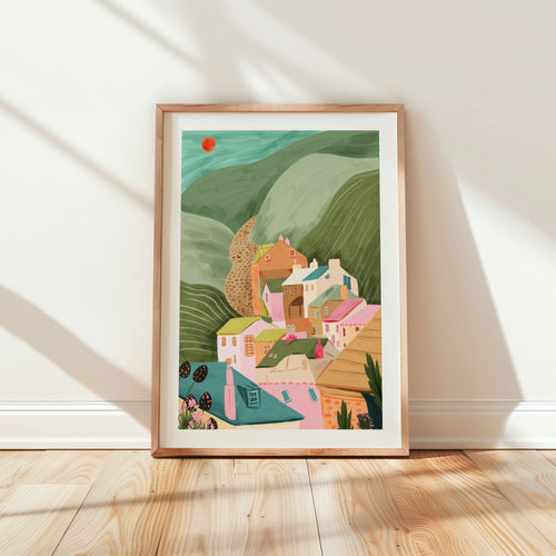 Port Iisac, Cornwall UK Wall art print