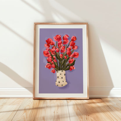 Flower Vase 2 / Floral Art Print