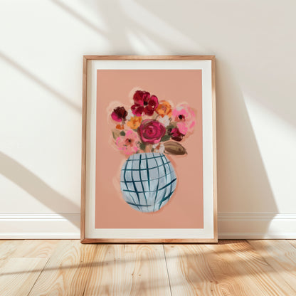 Flower Vase 4 / Floral Art Print