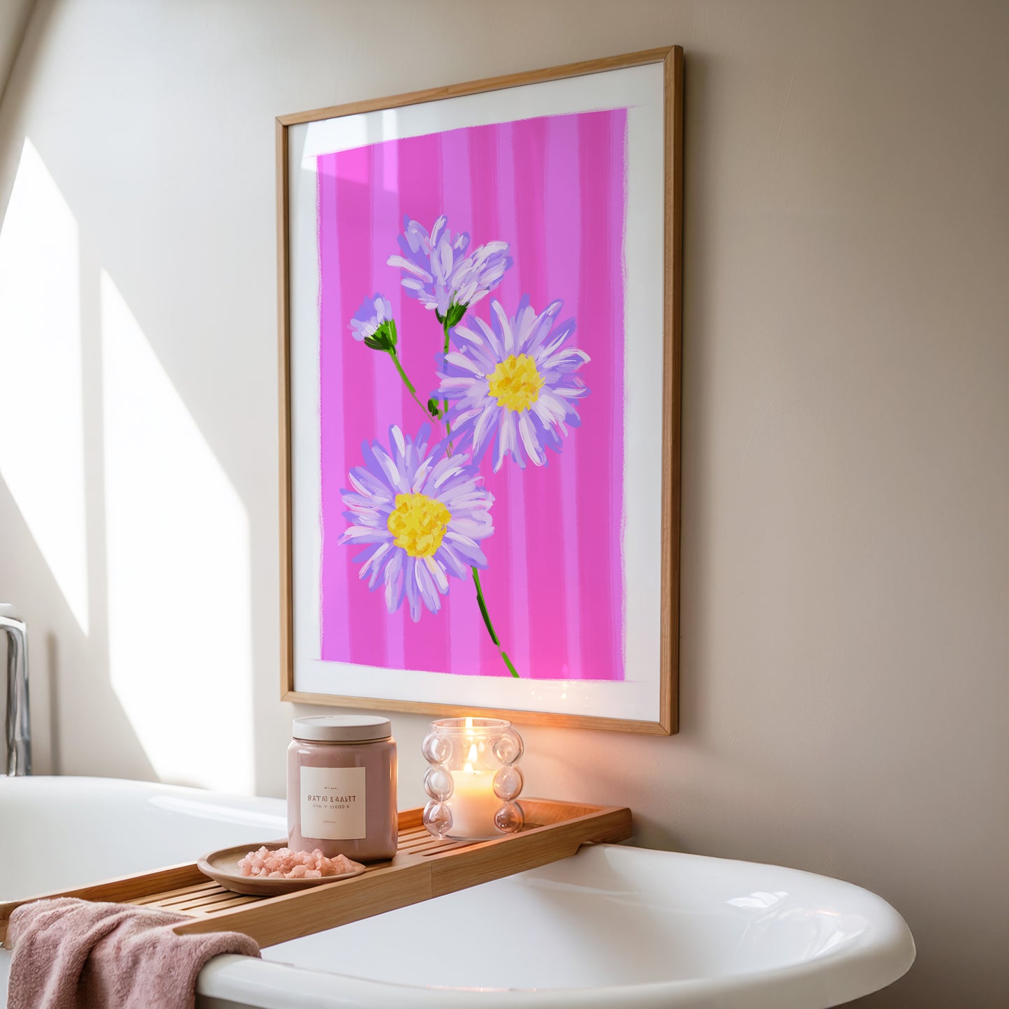 September Birth Flower / Floral Art Print