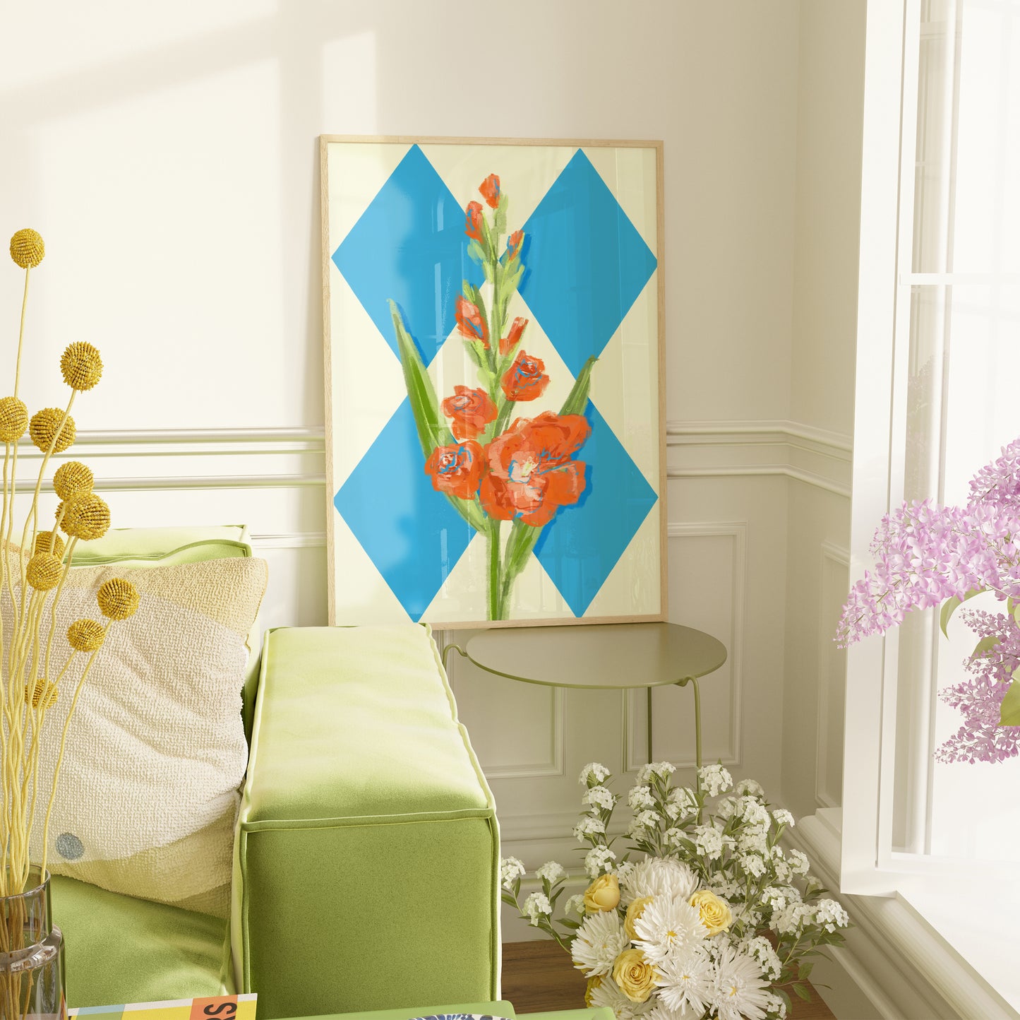 NEW August Birth Flower / Floral Art Print