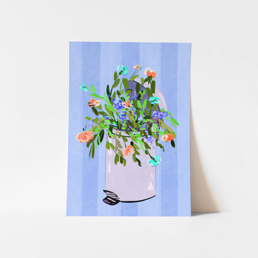Bathroom Bin / Bathroom Art Print