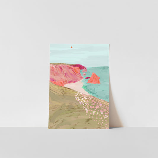 Bedruthan / Cornwall Art Print