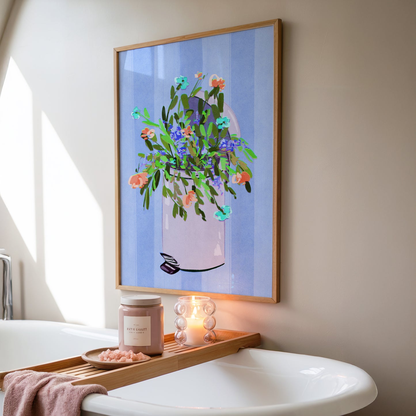 Bathroom Bin / Bathroom Art Print