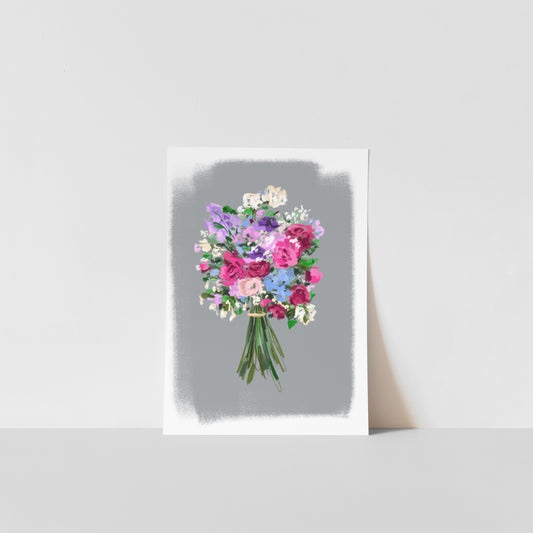 Flower Bouquet 1 / Floral Art Print