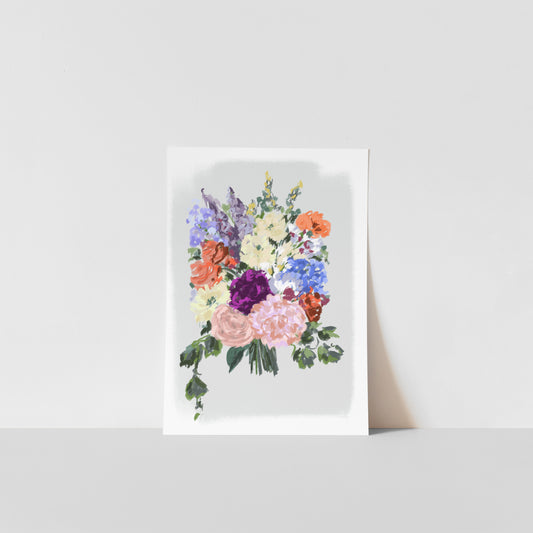 Flower Bouquet 2 / Floral Art Print