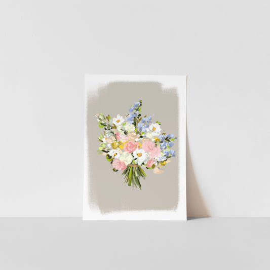 Flower Bouquet 3 / Floral Art Print