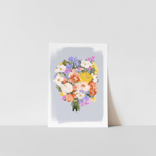 Flower Bouquet 4 / Floral Art Print
