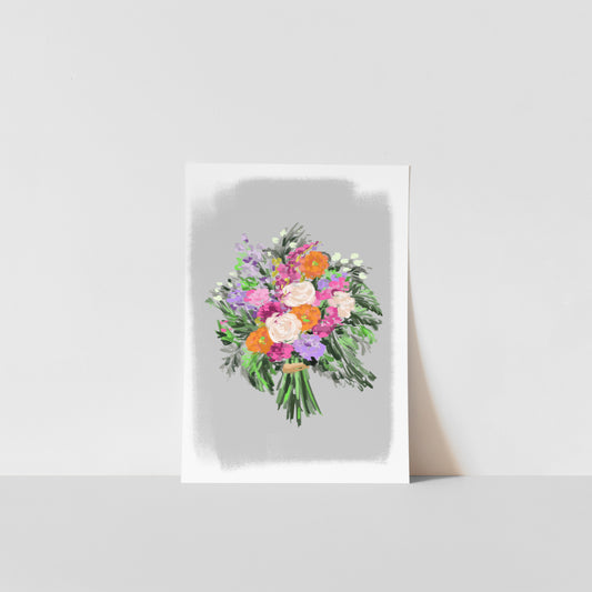Flower Bouquet 5 / Floral Art Print