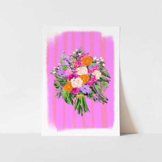 Flower Bouquet 5 / Floral Art Print