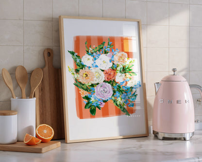 Flower Bouquet 6 / Floral Art Print
