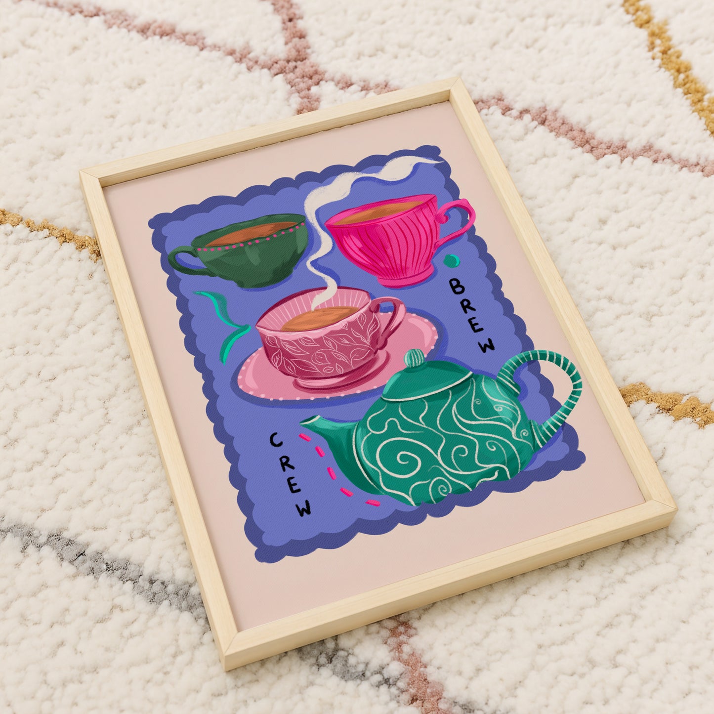 Brew Crew / Kitchen Art Print