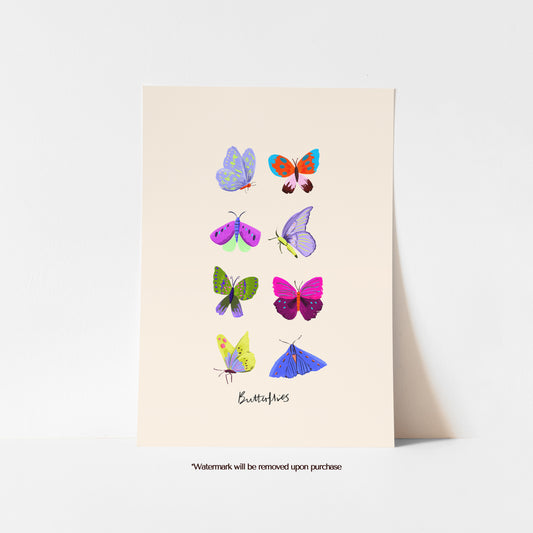 Butterflies Print