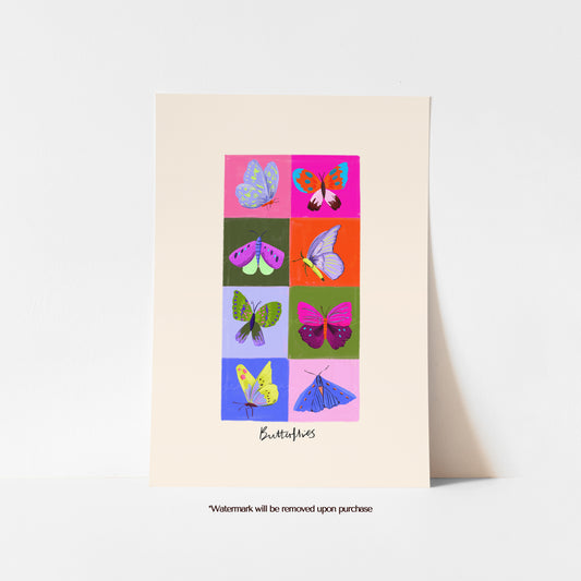Butterflies Print