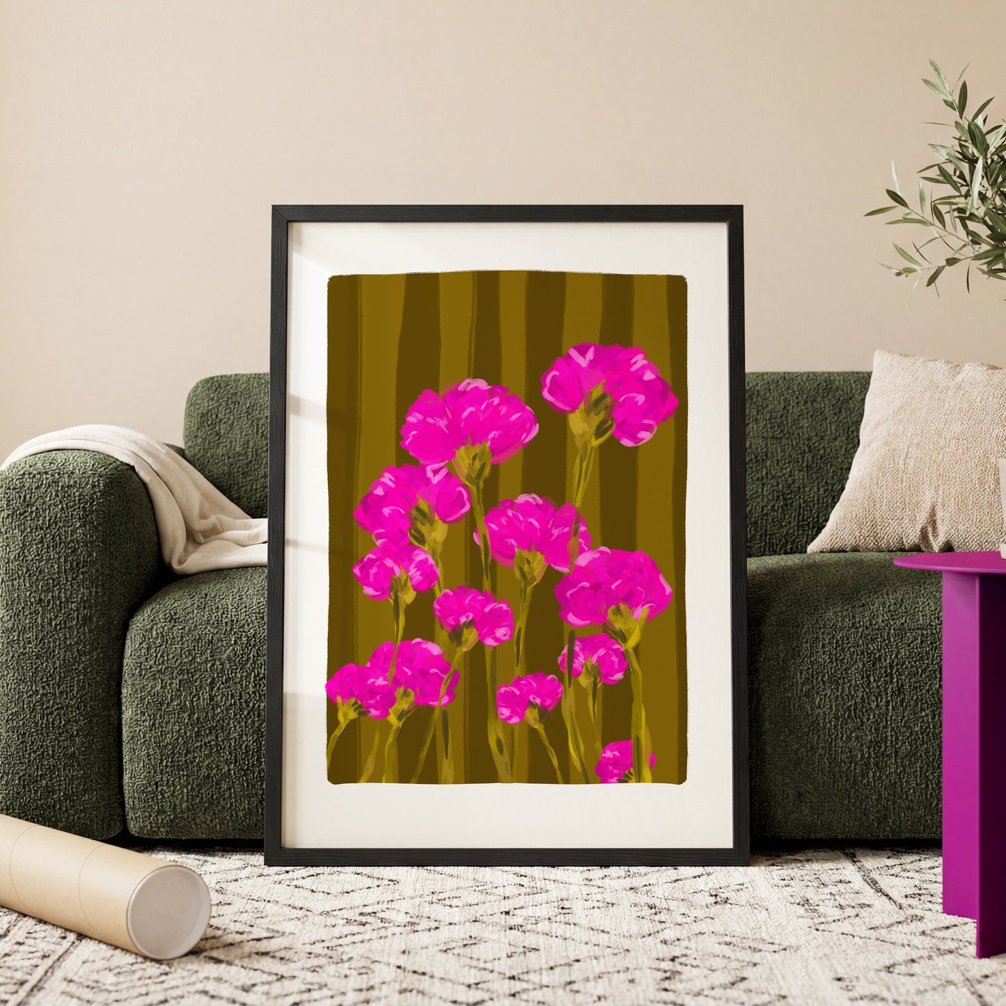 January Birth Flower / Floral Art Print